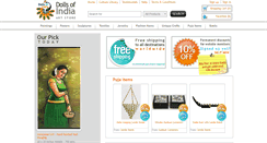 Desktop Screenshot of dollsofindia.com